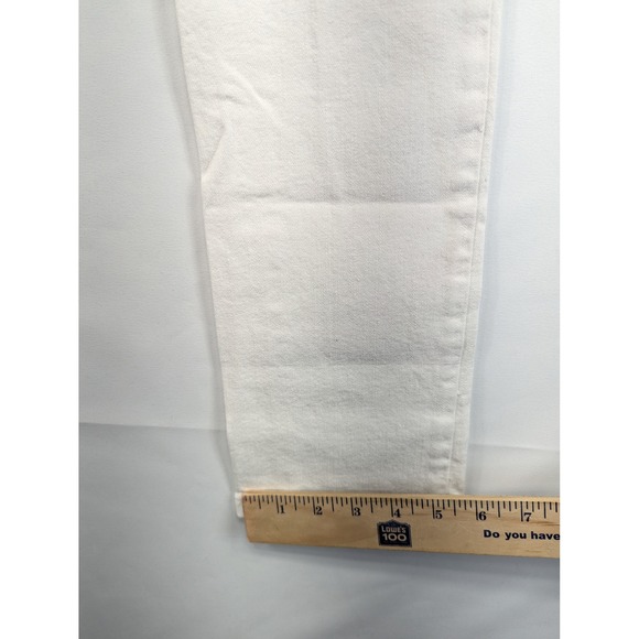 Guess Sarah Fit Medium Rise Skinny Jeans White Denim Size 28 - Picture 11 of 11